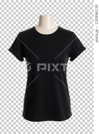 Isolate a classic T-shirt on a mannequin to show off the cut and texture of the material. Great for use in catalogs, online stores, and promotional materials. 130996138