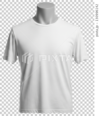 Isolate a classic T-shirt on a mannequin to show off the cut and texture of the material. Great for use in catalogs, online stores, and promotional materials. 130996142
