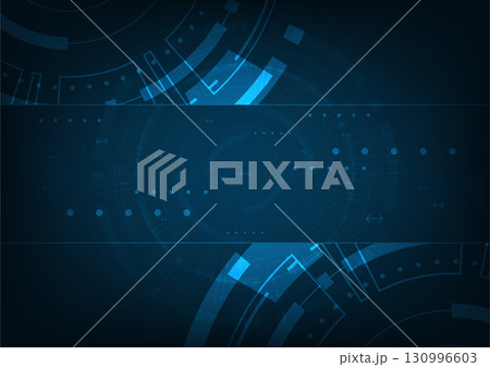 Abstract digital networking template. Technology background futuristic communication 130996603