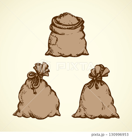 Bag. Vector drawing 130996953