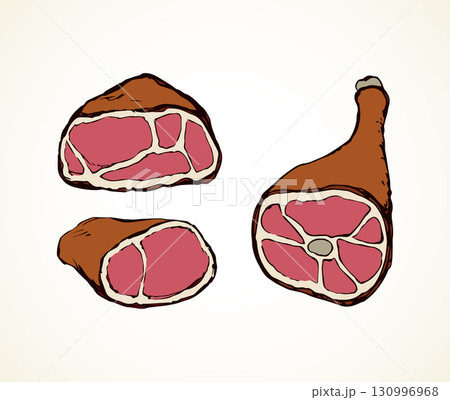 Meat. Vector drawing Meat. Vector drawing 130996968
