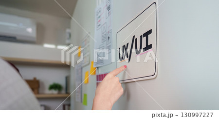 UX UI Design Signage in Creative Workspace UX UI Design Signage in Creative Workspace 130997227