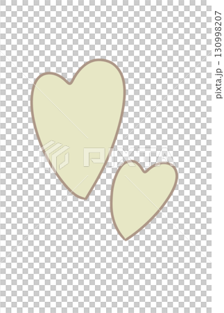 Heart in muted colors 130998207