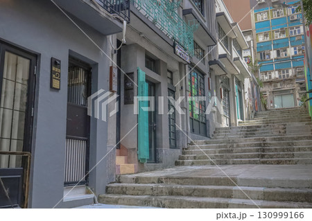 Sept 13 2025 Historic Tong Lau buildings in Sheung Wan 130999166