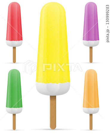 ice cream frozen juice on stick cartoon stock vector illustration ice cream frozen juice on stick cartoon stock vector illustration 130999283