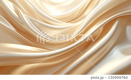 光沢のある柔らかいゴールドの布 光沢のある柔らかいゴールドの布 130999760