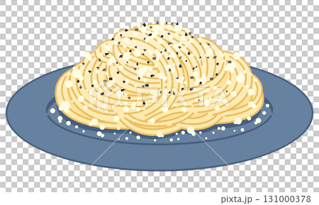 チーズと胡椒のシンプルなパスタ『カチョエペペ』（フォークなし） 131000378