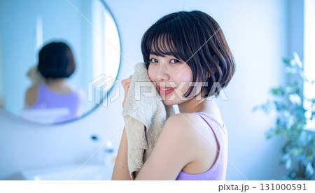 若い女性、ポートレート、ビューティー、紫外線 131000591