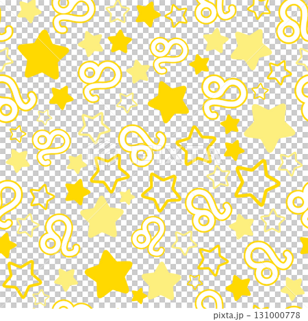 黃色獅子座無縫模式 黃色獅子座無縫模式 131000778