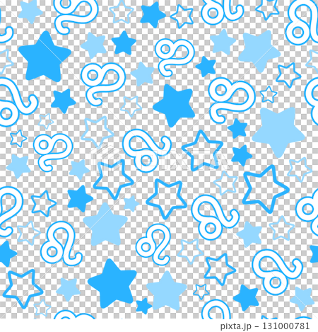 藍色獅子座無縫模式 藍色獅子座無縫模式 131000781