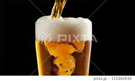 グラスに注がれた生ビール グラスに注がれた生ビール 131002616