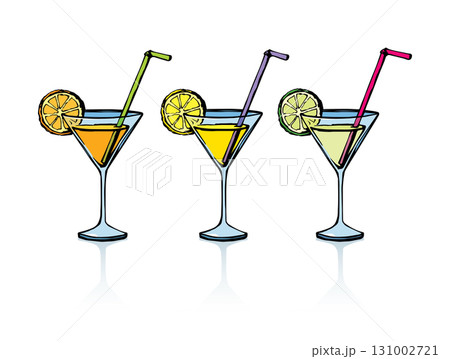 Cocktail. Vector drawing 131002721