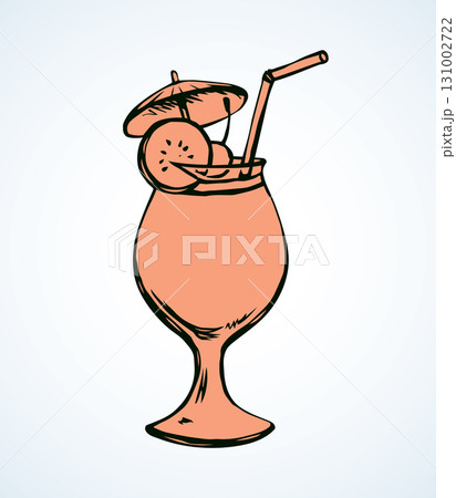 Cocktail. Vector drawing Cocktail. Vector drawing 131002722