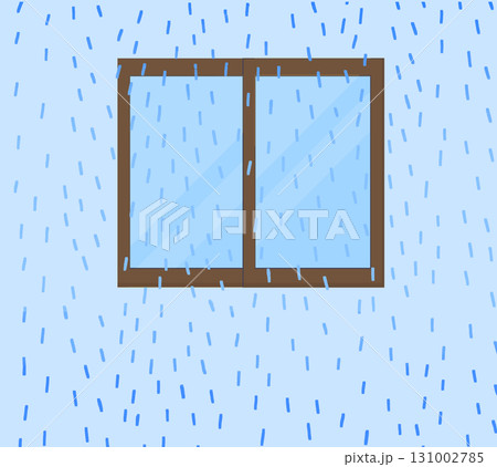雨の日の窓 雨の日の窓 131002785