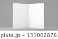 3D Close up white empty brochure mock up. 131002876