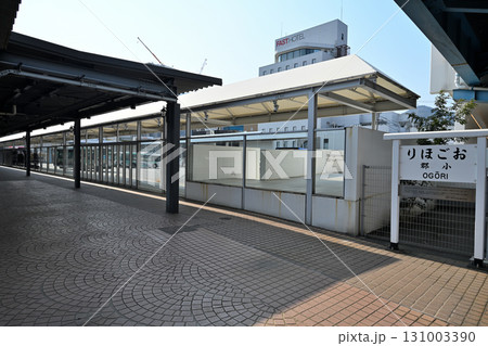 小郡駅（おごほり駅）の様子　現在の「新山口駅」 131003390