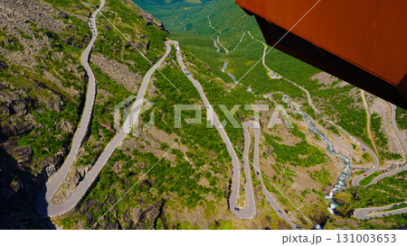 Trollstigen mountain road in Norway Trollstigen mountain road in Norway 131003653