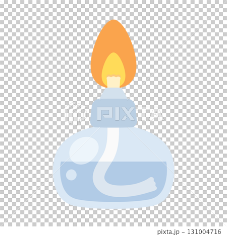 可愛的酒精燈插圖 可愛的酒精燈插圖 131004716
