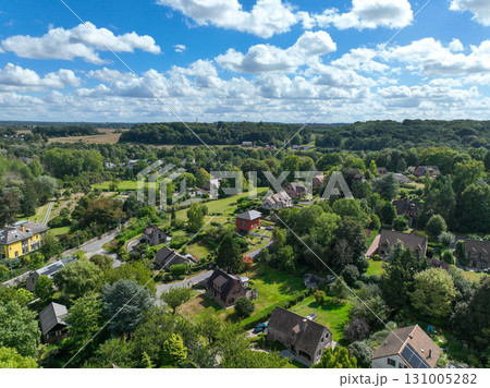 Aerial view of Genappe municipality and city of Wallonia located in the Belgian province of Walloon Brabant. Aerial view of Genappe municipality and city of Wallonia located in the Belgian province of Walloon Brabant. 131005282