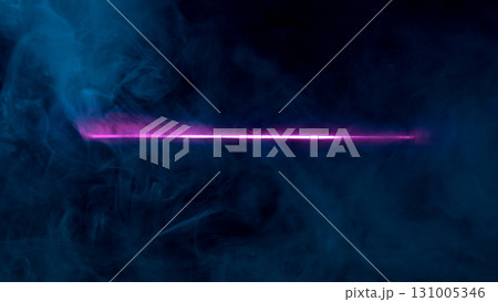 Atmospheric smoke, abstract neon color background, close-up. 131005346