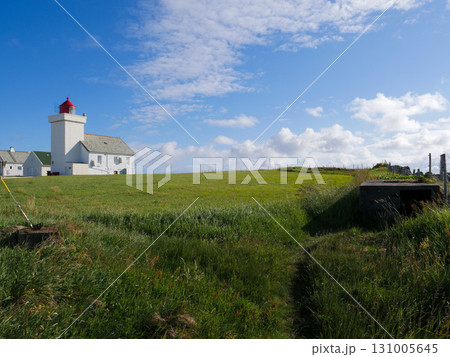 Obrestad lighthouse in Norway. Obrestad lighthouse in Norway. 131005645