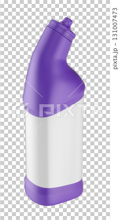 Purple toilet cleaner bottle with blank label Purple toilet cleaner bottle with blank label 131007473