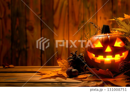 ハロウィンを彩るジャックオーランタン 131008751