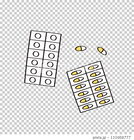 錠剤のイラスト 131008777