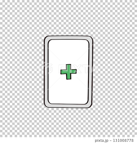 スマホと医療マークのイラスト 131008778