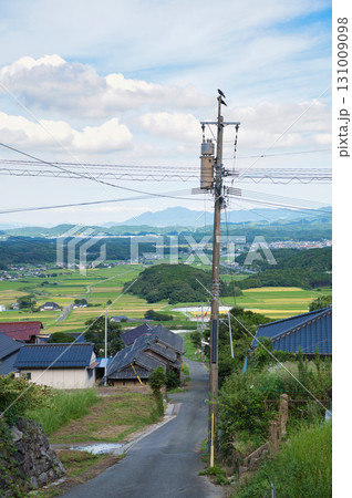 田舎の高台からの眺め 田舎の高台からの眺め 131009098