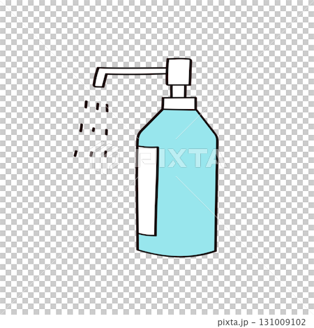 Illustration of antiseptic solution 131009102