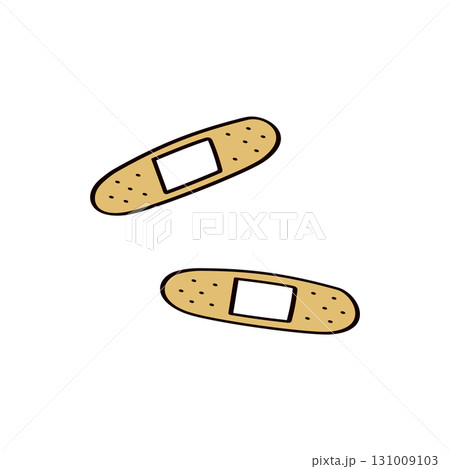 絆創膏のイラスト 131009103