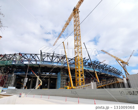 スペイン　バルセロナ　カンプノウ工事 131009368