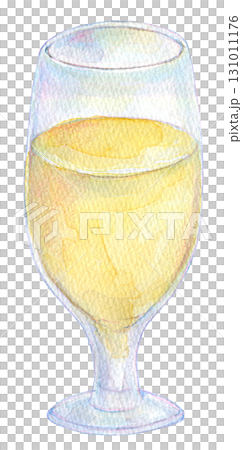 Watercolor illustration, hand-drawn illustration, analog illustration, apple juice 131011176