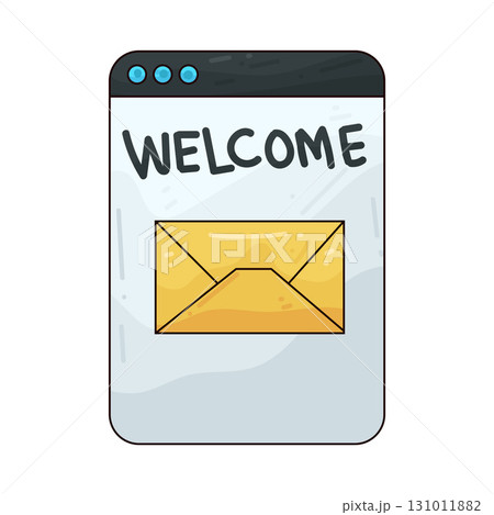 illustration of Welcome email 131011882