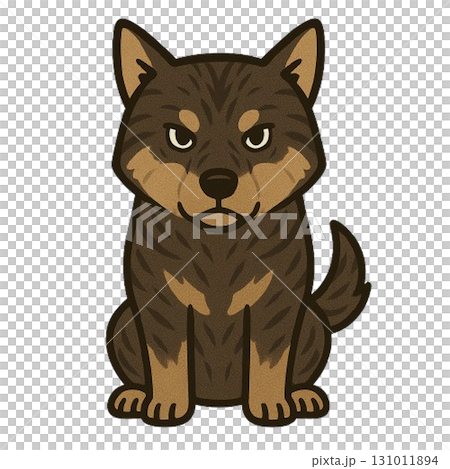 Japanese dog Satsuma dog illustration Japanese dog Satsuma dog illustration 131011894