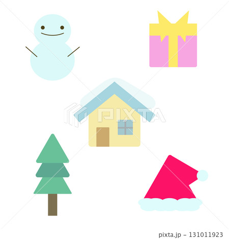 可愛くてシンプルなクリスマスのイラスト 可愛くてシンプルなクリスマスのイラスト 131011923