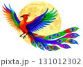 鳳凰とスーパームーン 131012302