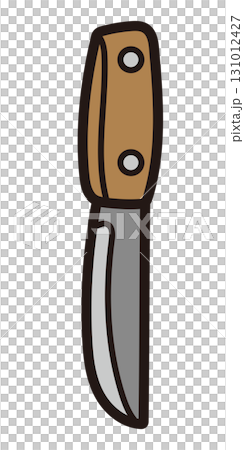 手描きのキャンプナイフのイラスト 手描きのキャンプナイフのイラスト 131012427