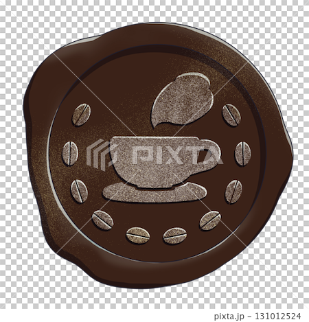 Coffee pattern sealing stamp Coffee pattern sealing stamp 131012524