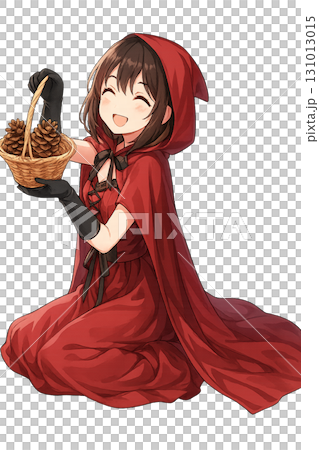 萬聖節扮成小紅帽的女孩 131013015