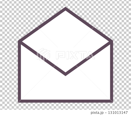 開封済みのメールのアイコンベクターイラスト素材 131013147