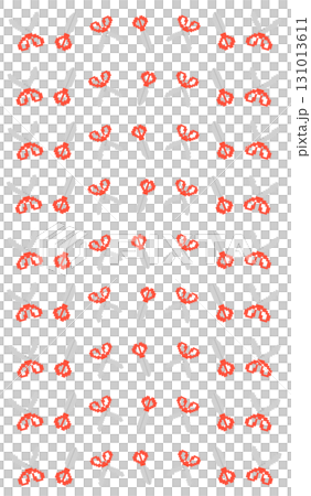 Vertical scissors pattern_pixel art (red) Vertical scissors pattern_pixel art (red) 131013611