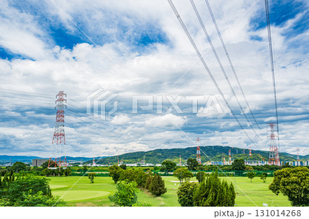 淀川の河川敷ゴルフ場　大阪府枚方市 131014268