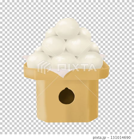 Full moon viewing dumpling illustration Full moon viewing dumpling illustration 131014690
