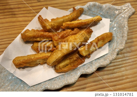 倉敷美観地区の日本料理店 連島ごぼうの唐揚げ 倉敷美観地区の日本料理店 連島ごぼうの唐揚げ 131014781