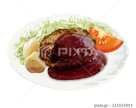 ハンバーグ(デミグラスソース)サラダ付き ハンバーグ(デミグラスソース)サラダ付き 131015053