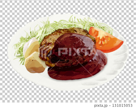 ハンバーグ(デミグラスソース)サラダ付き ハンバーグ(デミグラスソース)サラダ付き 131015053
