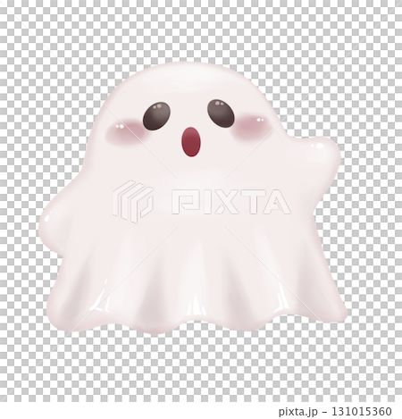 可愛的鬼萬聖節插圖 131015360