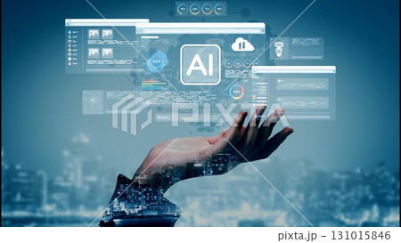 AI Brain Processing Data with Generative Artificial Intelligence Concept Muxer AI Brain Processing Data with Generative Artificial Intelligence Concept Muxer 131015846